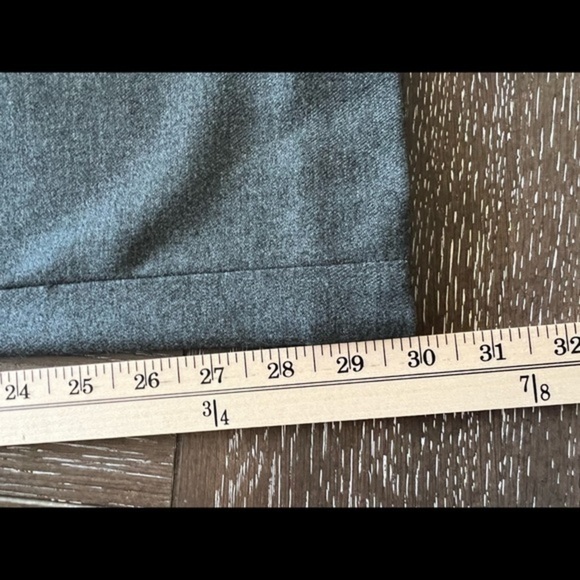 Elevenes for Anthropologie the Brighton, Grayish Green Boot Cut Pants. - Picture 10 of 15